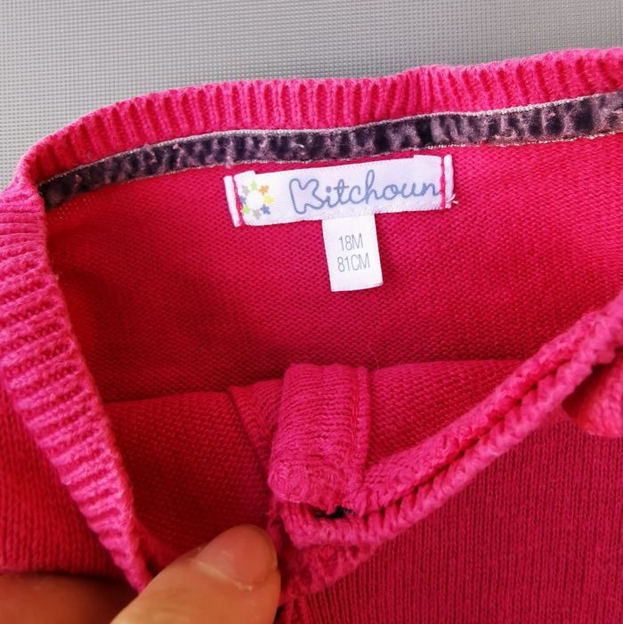 Gilet 18 mois fille kitchoun - photo numéro 3