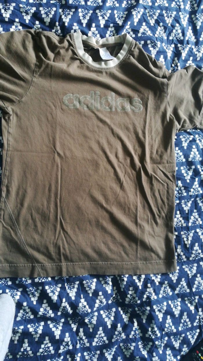 T shirt marron Adidas