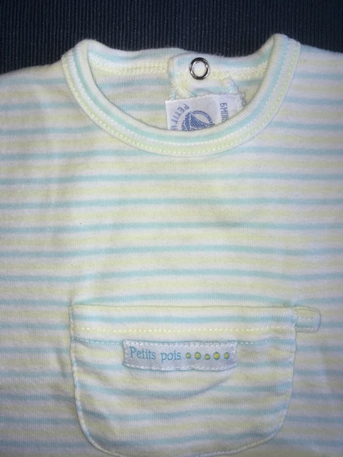 Tenue (ou pyjacourt) Petit Bateau 6 mois - photo numéro 2
