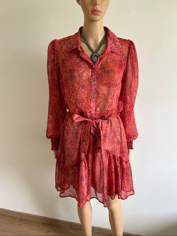 Robe imprimée neuve à manches longues Morgan taille 42