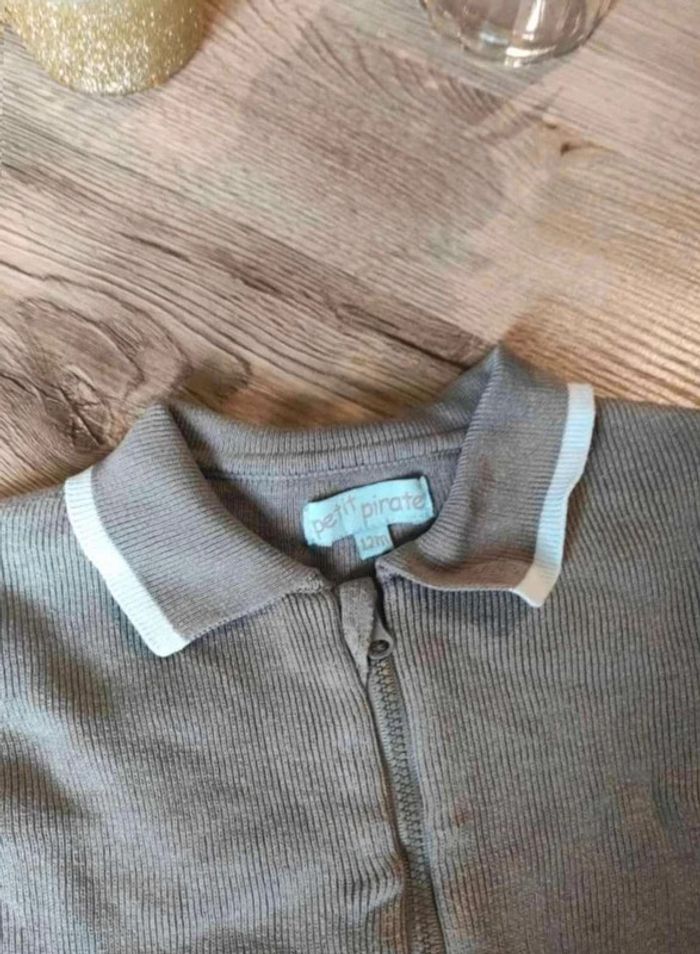 Gilet  12 mois  petit  pirate - photo numéro 2