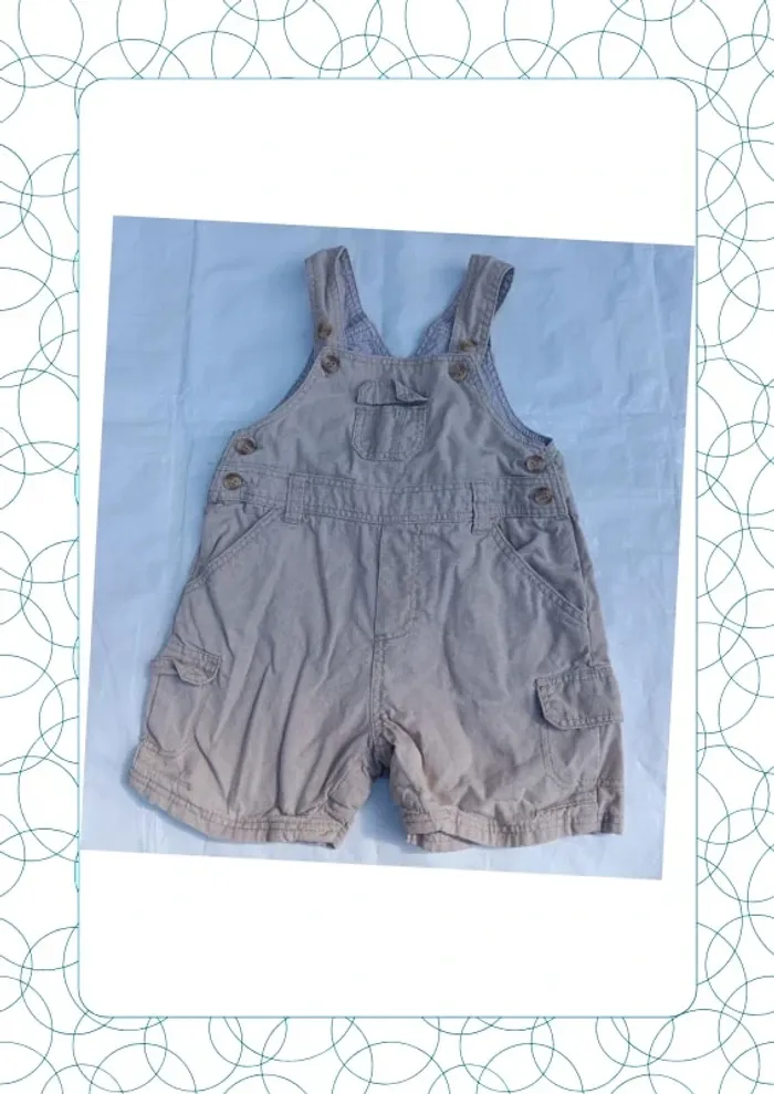 Salopette-short 18 mois Bout'chou