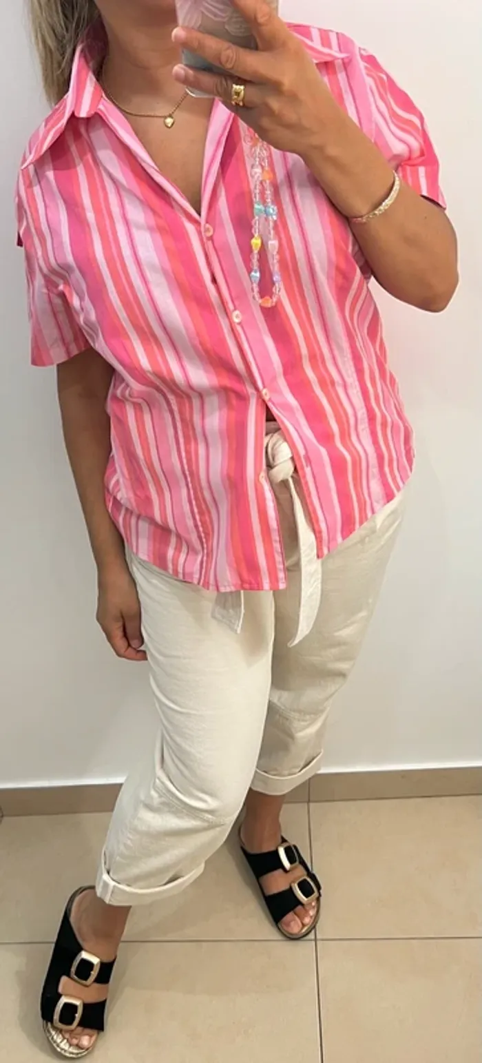 Chemise rayée Taille 44 - photo numéro 4