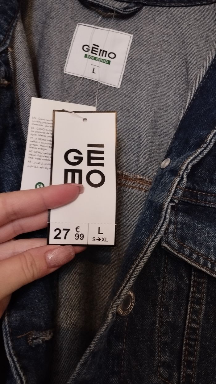 Veste en jean neuve gemo - photo numéro 3