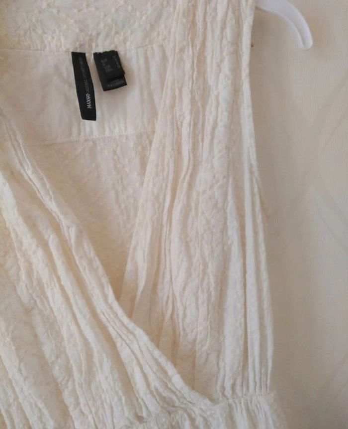 Robe d'été brodé t.M Mango 🤍🌼 - photo numéro 6
