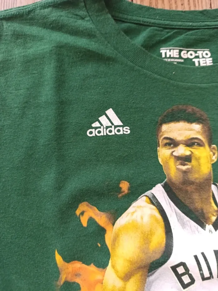 T-shirt NBA adidas BUCKS 34 taille M - photo numéro 3