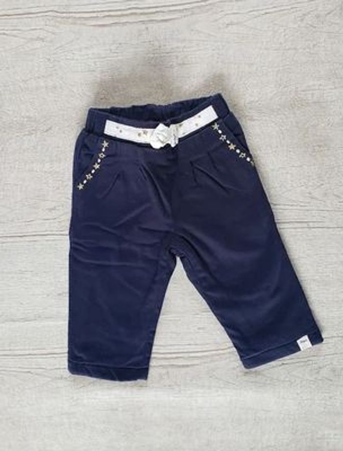 Ensemble fille Sergent major 6 mois bleu marine - photo numéro 3