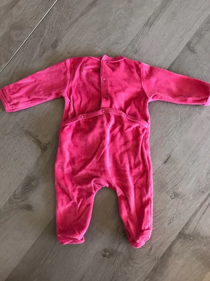 Lot de 2 dors bien en velours 3 mois - photo numéro 3