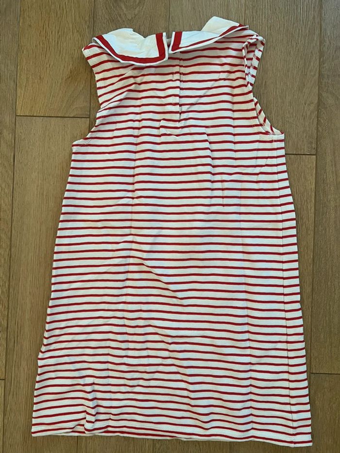 Robe rayé blanche et rouge 9 ans de sergent major état neuf sans étiquette - photo numéro 6