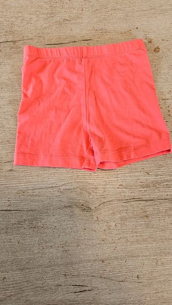 Short cycliste rose orangé, Tex, 5/6 ans, jamais mis