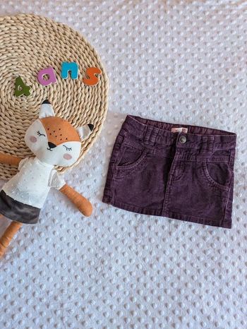 Jupe prune Du Pareil au Même 4 ans
