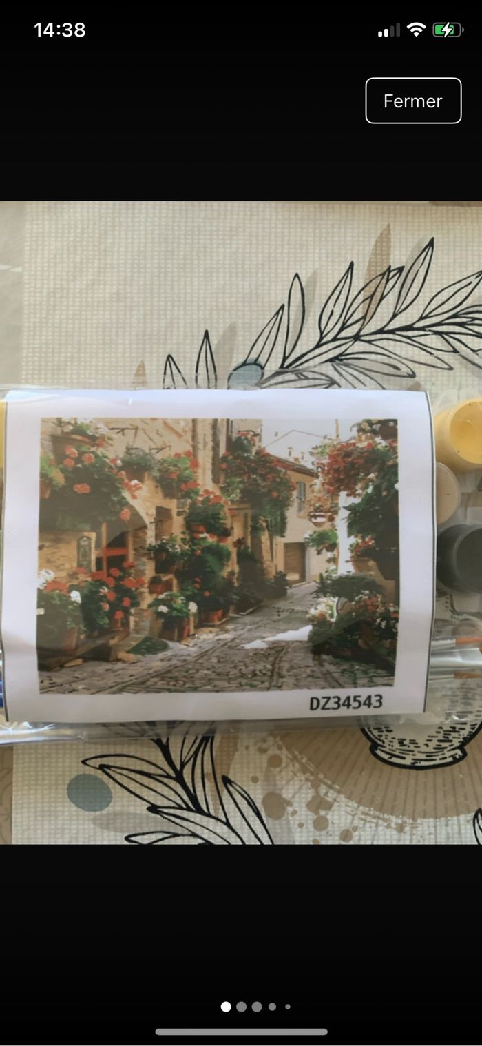 Kit complet de peinture par numéro - Neuf