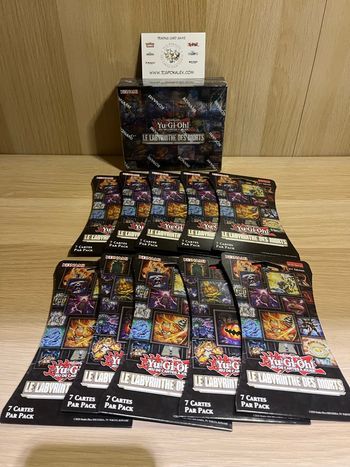 Lot Yugioh! Le labyrinthe des morts Display et 10 boosters fr 