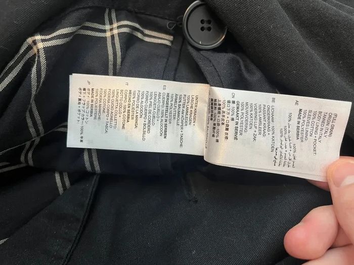 veste trench sandro noir old money taille S 680B - photo numéro 9