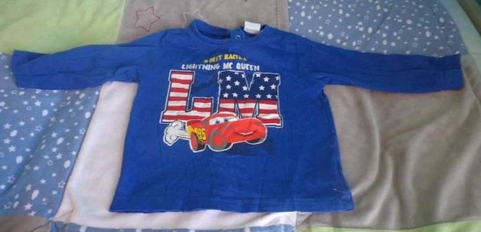 T-shirt Disney cars 12 mois