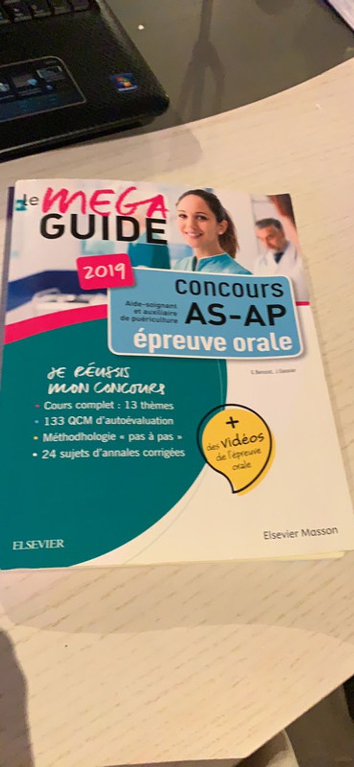 Livre préparation au concours AS et AP épreuve orale