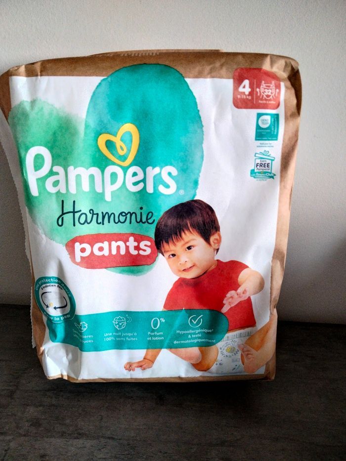 Paquet de Pampers pants harmonie taille 4 - photo numéro 4