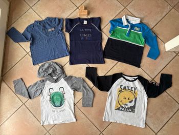 Tee-shirts manches longues 4 ans garçon