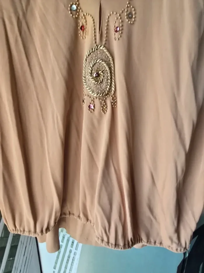 Ensemble 3 pièces femme – Jupe, haut & gilet perlé – Taille 42/44 - photo numéro 6