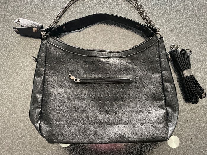 Très Beau Sac à Mains Gothique Skull Grande Capacité - photo numéro 7