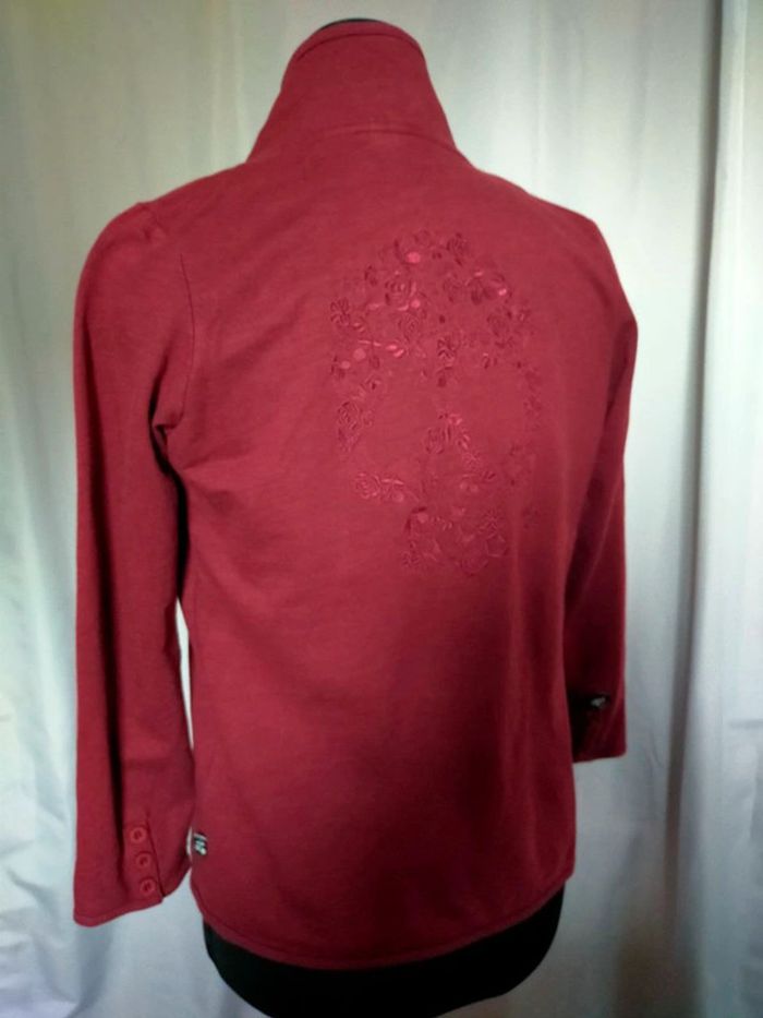 Veste femme bordeaux – Le Temps des Cerises – Taille S/M - photo numéro 11