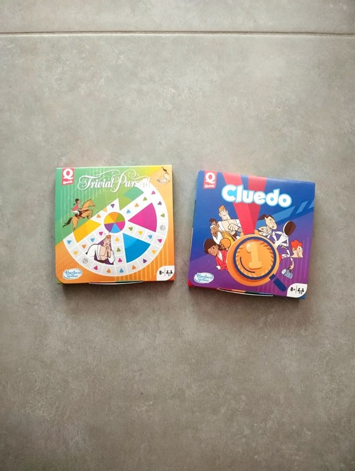 * Lot 2 mini-jeux de société Hasbro