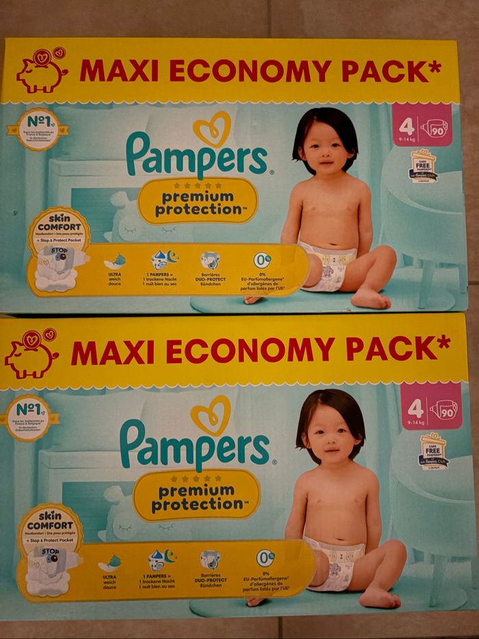 Couches Pampers Premium Protection Taille 4 Neuf