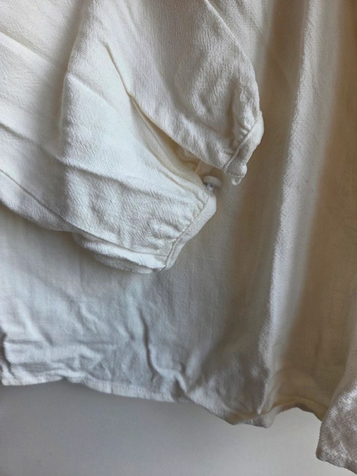 Blouse majolica blanche taille L - neuve avec étiquette - photo numéro 5