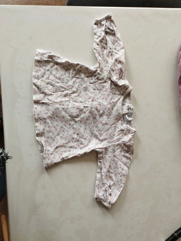 Ensemble robe+t-shirt fille 3mois - photo numéro 2