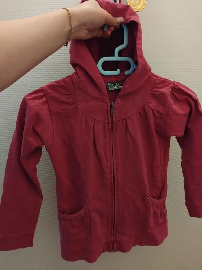 Veste à capuche fille 8ans