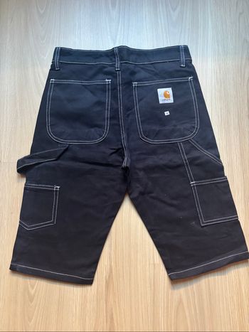Short Carhartt Single Knee Rework Noir S / 30