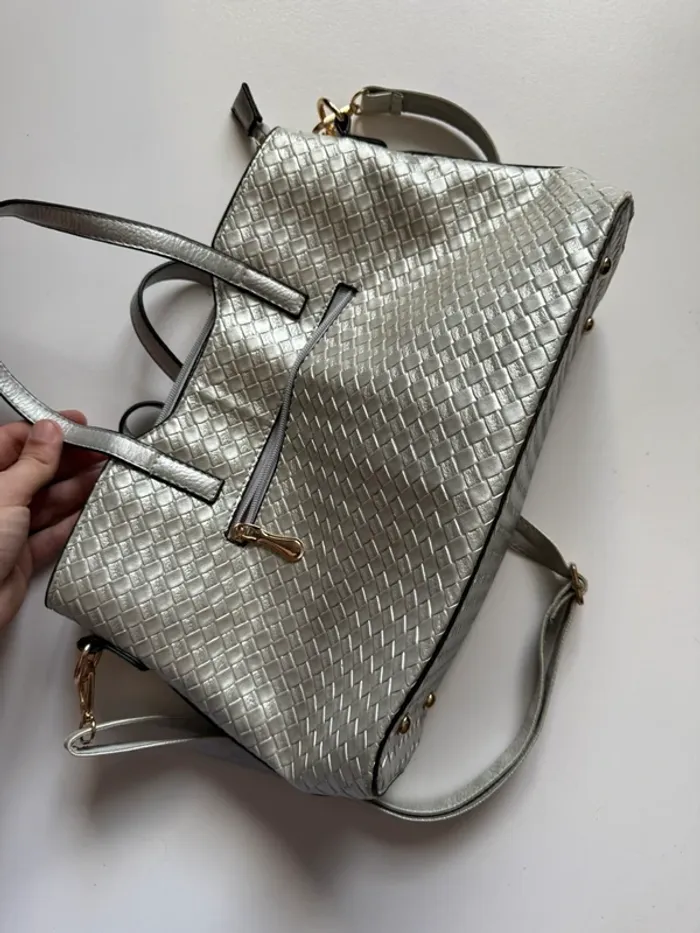 Sac à main argenté - photo numéro 6