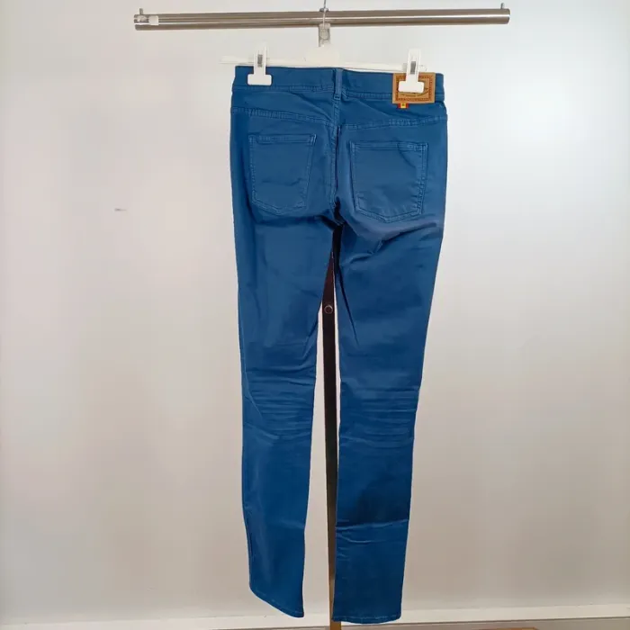 Pantalon slim stretch bleu roi Cimarron taille 36 en coton élasthanne A1487 - photo numéro 5