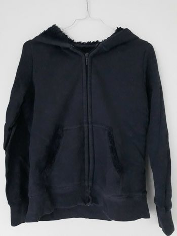 Sweat à capuche zippé et fourré 12 ans Uniqlo