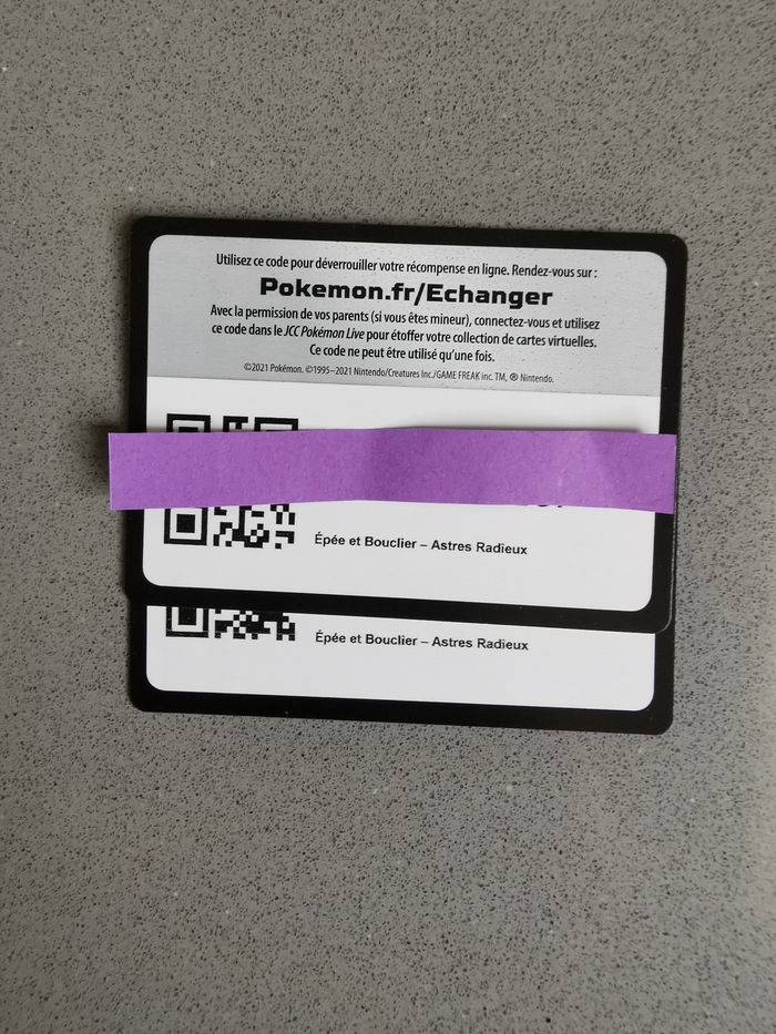Lot de cartes QR code online Pokémon - photo numéro 9