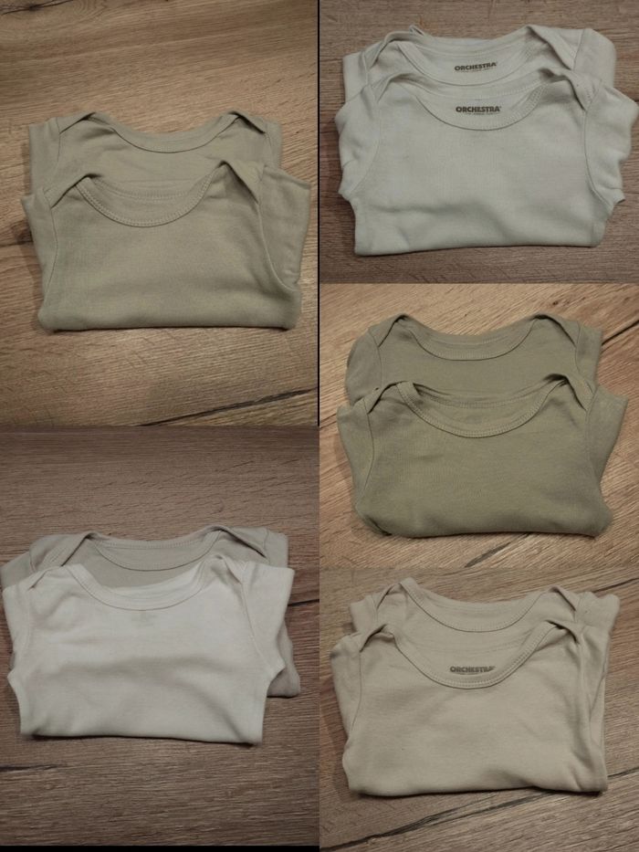Lot 10 bodies, taille 6mois, collection 2025