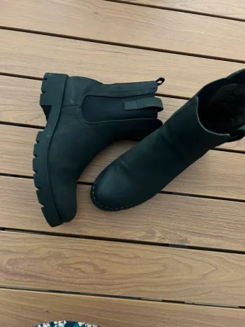 Bottines femme gris anthracite taille 40