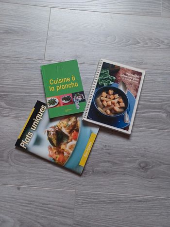 Lot de 3 livres de Cuisine