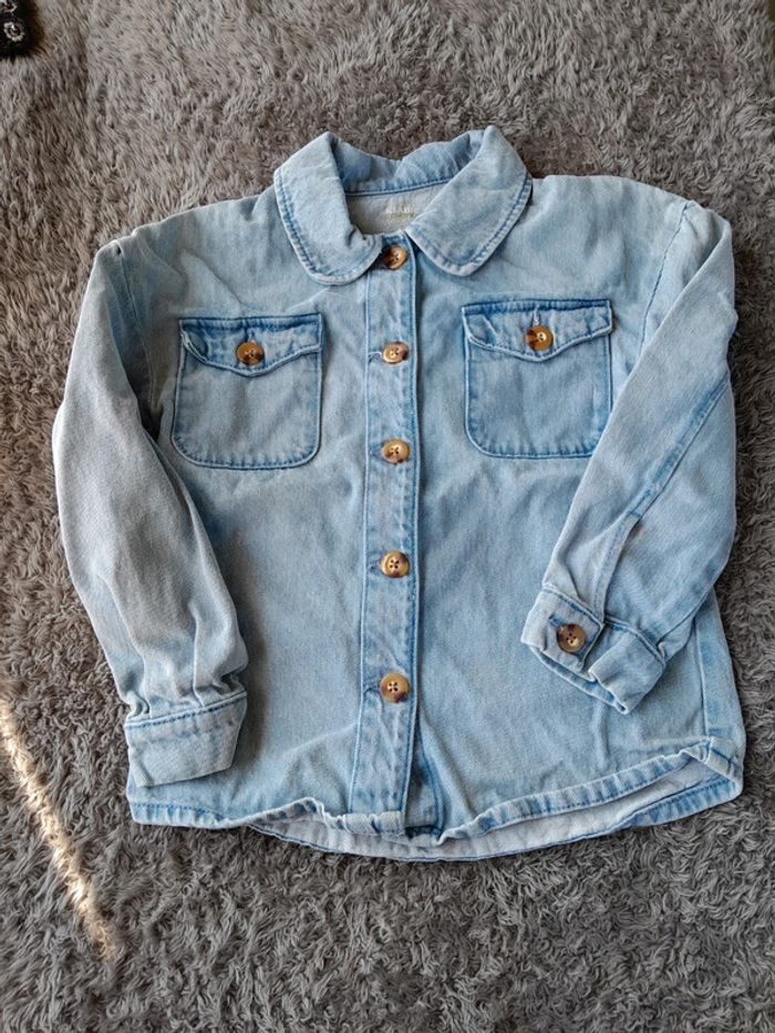 Veste en jeans fille