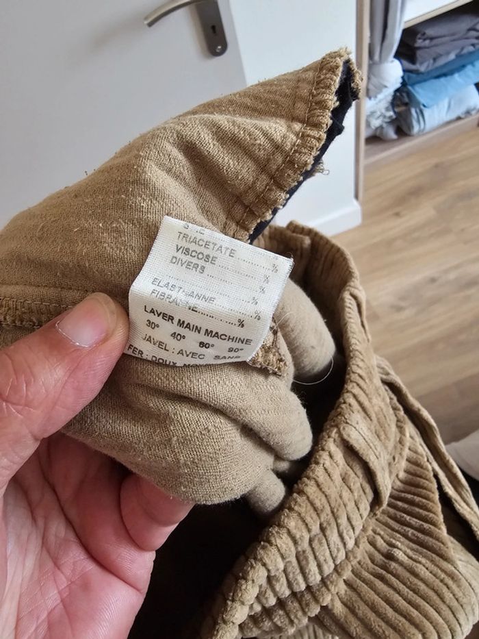Pantalon velours côtelé Yume. Taille 38 - photo numéro 7