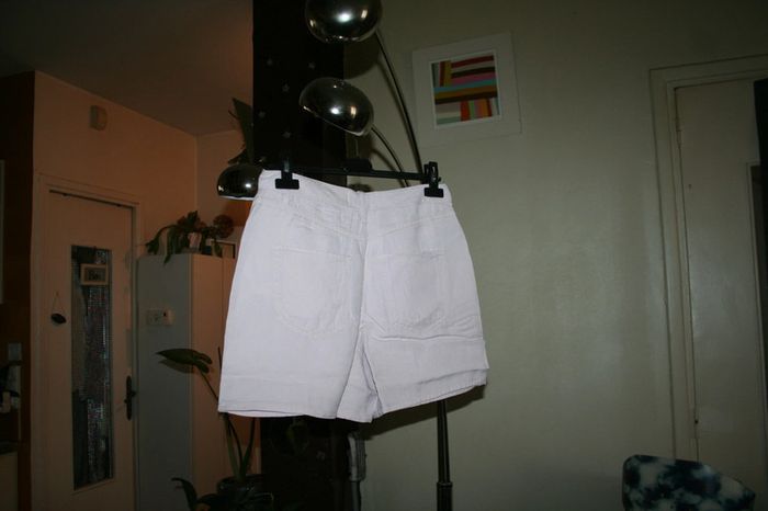 🌸Short lin parme pastel Taille 40 "Mango" Tendance 2023 Neuf 🌸 - photo numéro 3