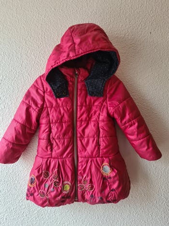 manteau rose Catimini