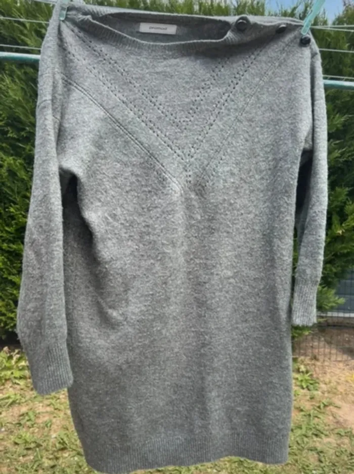 Robe pull grise Promod – Taille M - Très bon état - photo numéro 6