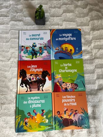Lot de 6 livres mcdo le club des aventuriers de l’histoire