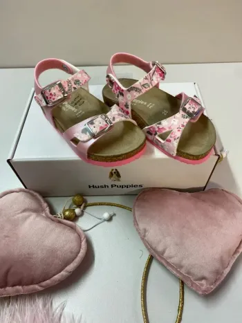 Sandales fleuries fille (neuf) - Taille 25