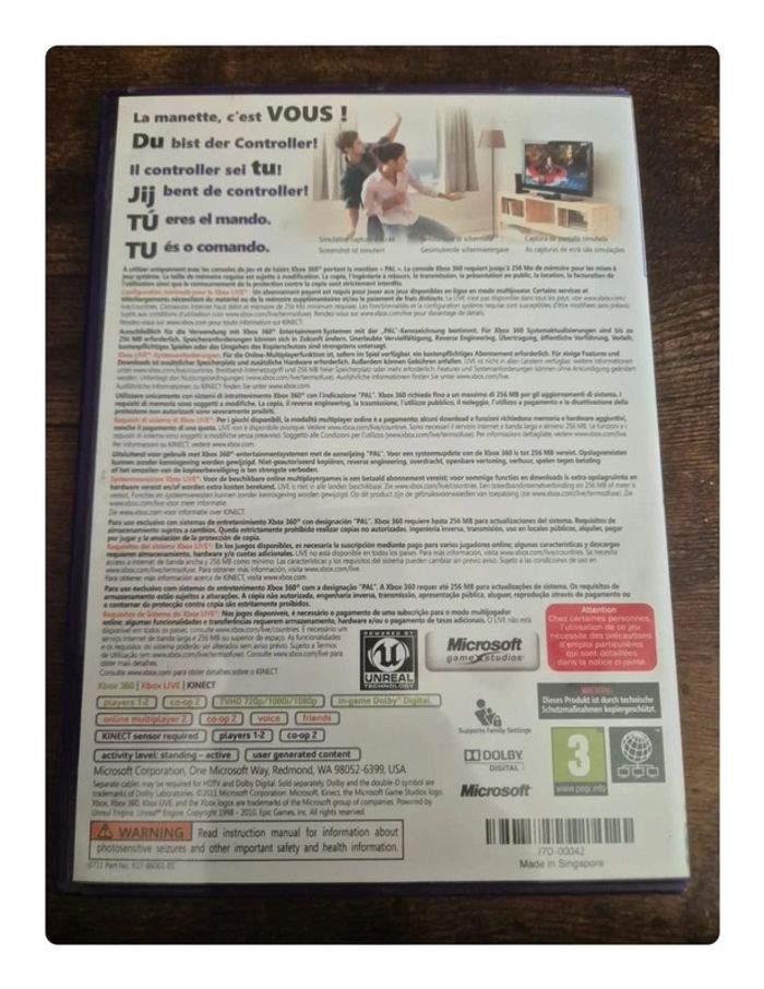 Jeu Xbox 360 kinect - kinect adventures - photo numéro 2