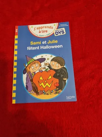 Livre j'apprends à lire sami et Julie fêtent halloween