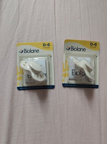 Tétines Biolane