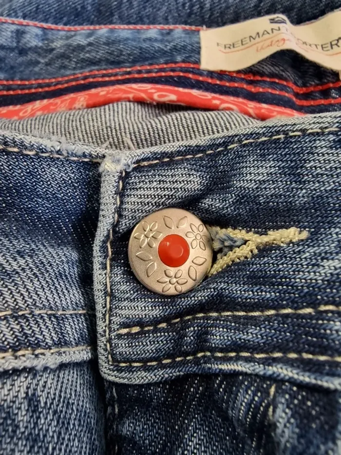 Freeman T. Porter jeans large Agatha * taille 40/42 * - photo numéro 4