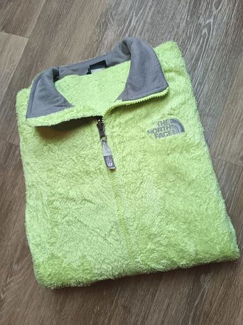 Veste polaire the north face femme taille L jaune fluo